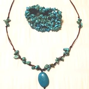 Matching Necklace & Bracelet Set